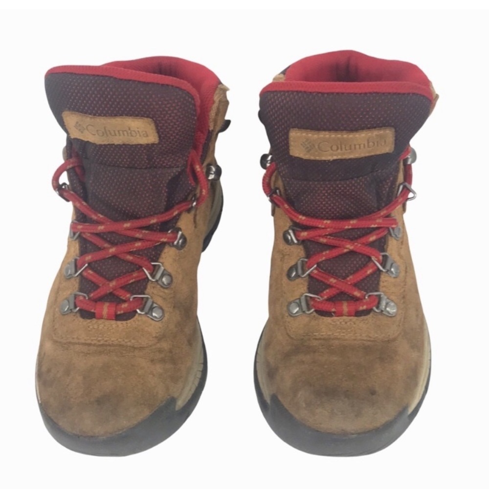 COLUMBIA NEWTON RIDGE PLUS AMPED OMNI TECH WATERPROOF HIKING BOOTS WOMENS SIZE 7